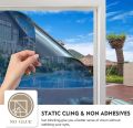 One Way Mirror Window Privacy Film Daytime Anti UV Sun Blocking Heat Control Reflective Window Tint for Home Office Living Room. 