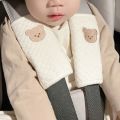 Baby Seat Safety Belt Pad Universal Kids Seat Belt Cover Shoulder Pads Chest Protection Cute Animal Pattern Vehicle Soft Cushion. 