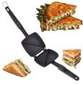 Vinod Zest Non-Stick Aluminium Gas Toaster Cum Sandwich Maker (Black). 