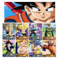 5 Packs Dragon Ball Z Cards Goku Vegeta Frieza Majin Buu Broli Piccolo Action Figures Paper Card Trading Collection  Toy. 