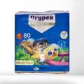 Drypex Gold Mega Pack Diapers (Size 4 large , 80pc). 