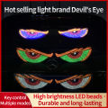 Cool Led Windshield Display Animation Flashing Demon Eyes for Front and Rear Windshield Dynamic Lights for Motor Vehicle. 