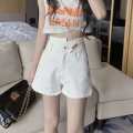 High Waisted Denim Shorts Women's Fashion Jeans, Korean Style, Good Fabric, Beautiful Shape, Sweet Color, Cute 9616 #. 
