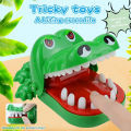 Crocodile Teeth Toys Alligator Biting Finger Dentist Classic Family Games Party Pranks Children's Lucky Game Decompression Toy. 