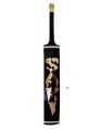 Tape-Ball Cricket Bat (Full Cane SAKI) Black Saki bat by A.H Sports. 