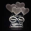 illusion lamp with couple name NOW RGB COLOR ALSO AVAILABLE. 
