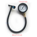 Fuel Pressure Test Kit - Fuel Pressure Gauge - 0-100PSI Fuel Injection Pump Pressure Tester Gauge Kit for Car, Motorcycle, Truck. 