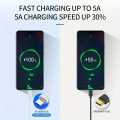 5A Data Cable Type-c Fast Charging Cable Is Suitable For Huawei P20 P30 Glory Mate20 Fast Charging Mobile Phone Charging Cable. 