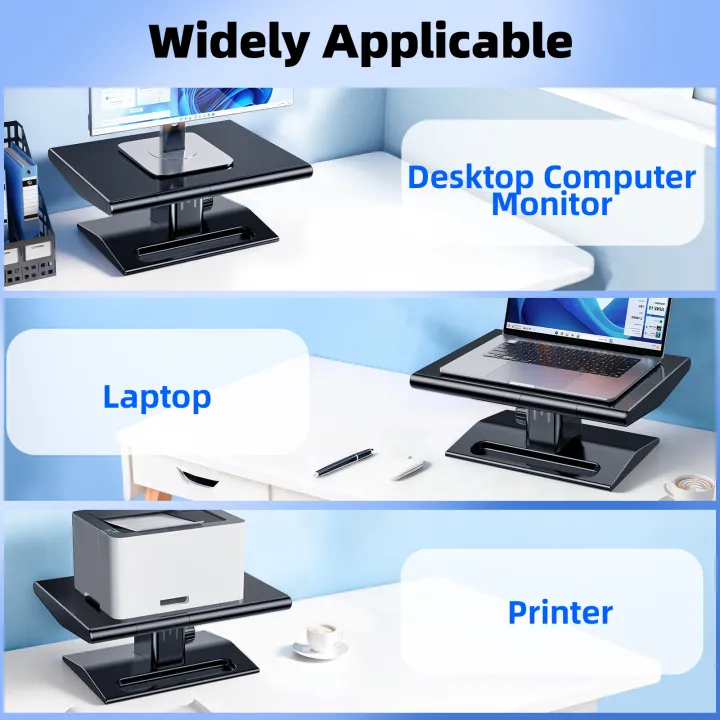 Oatsbasf%20Desktop%20Monitor%20Riser%20Laptop%20&Pinter&%20Notebook%20Holder%20with%20Phone%20Holder%20Height%20Adjustable%20Laptop%20Desk%20Stand%20Mount%20-%20Image%202
