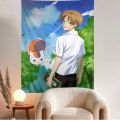 Anime Natsume yuujinchou Printed Large Wall Tapestry Art Science Fiction Room Home Decor Decor Blanket. 