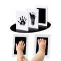 Newborn Baby DIY Hand And Footprint Kit Ink Pads Photo Frame Handprint Toddlers Souvenir Accessories Safe Clean Baby Shower Gift. 