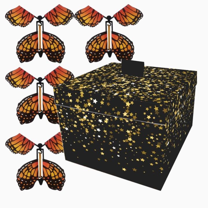 Creative Surprise Flying Butterfly Box Prank DIY Butterfly Explosion ...