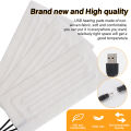 1set USB Clothes Heater Pad with DC connector Clothes Heating Mat For Neck Lumbar Abdomen Warming Winter Heat Mat. 