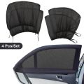 2 or 4pcs screen window set premium window sunshade breathable mosquito net for front and rear windows, UV protection Accessorie.