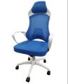 Sytas Executive Leather Office Chair, Comfy Desk Chair with Adjustable Headrest & Flip-up Padded Arms & Lumbar Support, Adjustable Hight and Tilt, Rolling Swivel Chair, Black. 
