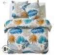Badsheets full printed soft fabric cotton tiger print and plants. 