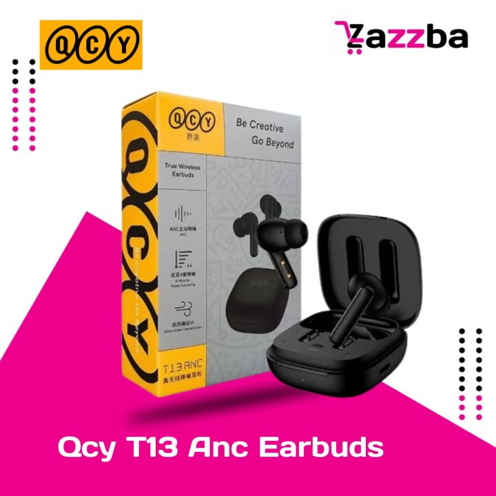 QCY T13 ANC True Wireless Earbuds – 10 mm Driver, 28 dB ANC, 30 Hrs Battery