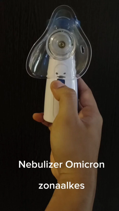 Mesh Nebulizer Handheld Steam Inhaler with Fine Mist Technology, 3 Adjustable Modes, Low-Noise Operation and Masks for Adults and Children for Home or Travel Breathing Care