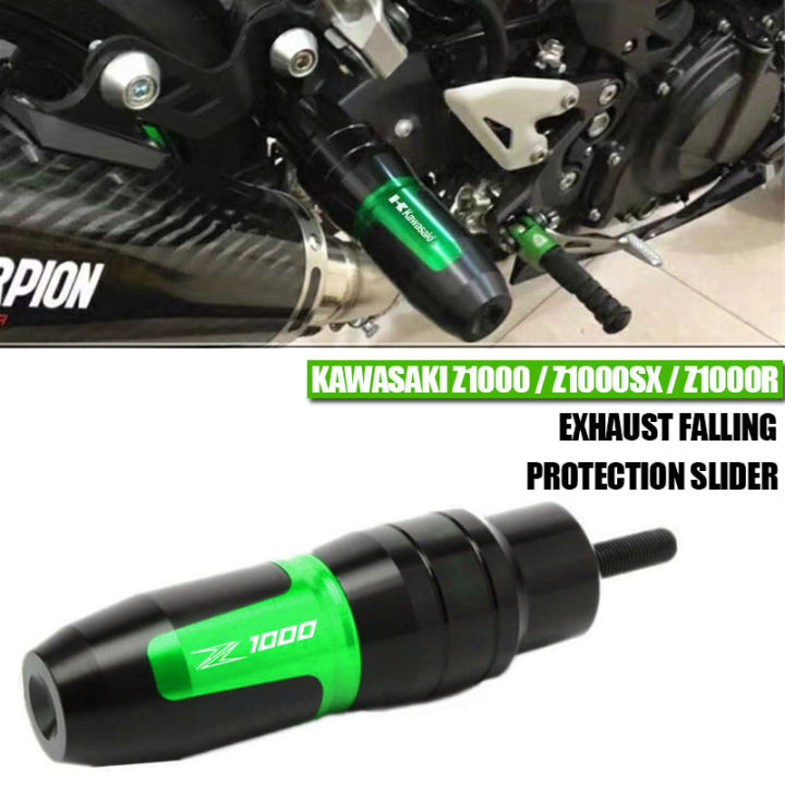For Z1000 Z1000R Z1000SX Motorcycle CNC Aluminum Crash Pads Exhaust Sliders Crash Protector With logo