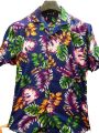Men linen shirt with leopard/tiger pattern. 