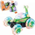 s 360' Rotated and Musical Angry Bird Rechargeable Remote Control Stunt Car for Kids (Red). 
