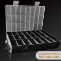 24 Grids Compartment Plastic Storage Box Jewelry Earring Box Bead Screw Container Home Storage Case Display Organizer Container. 