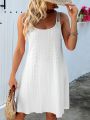 New women's versatile solid color suspender dress three piece set. 