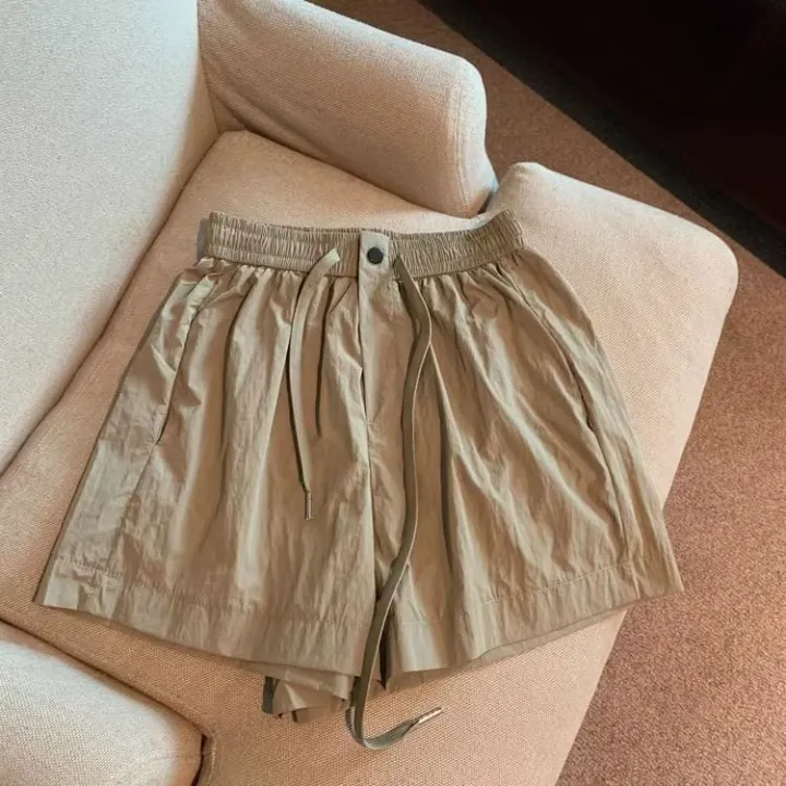 Thin%20Quick%20Drying%20Shorts%20Women's%20Summer%20Loose%20Casual%20Wide%20Leg%20Pants%20Elastic%20Waist%20Ultra%20Short%20Shorts%20Plus%20Size%20Women's%20Clothing%20-%20Image%205