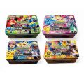 Pokemon 42+ Cards Metal Tin Box Nintendo Original. 