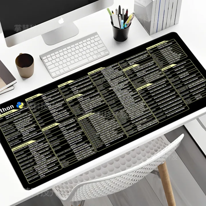 Spanish%20Python%20Programing%20Mouse%20Pad%20Desk%20Mat%20Office%20Software%20Excel%20Shortcuts%20Mousepad%20Personalized%20Extended%20by%20Office%20Users%20-%20Image%204