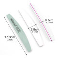 2/5pcs Pack Half Moon Nail Buffer File Block Sponge UV Gel Polish Shiner Professional Sanding Buffing Finger Manicure Product.