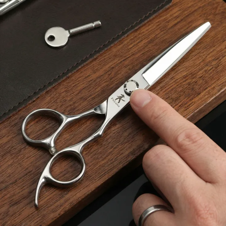FnLune%206inch%20Hairdressing%20Barber%20Hair%20Scissor%20Professional%20Hairdressers%20Barbers%20Stainless%20Steel%20Hair%20Cutting%20Shears%20Salon%20Barber%20-%20Image%204