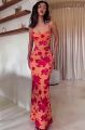 Wholesale of backless lace-up and printed halter dresses for women in summer 2025.