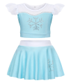 Girl Princess Bathing Summer Elsa Anna Two Piece Swimsuit Children Swimwear Children Bikini Kids Suit. 