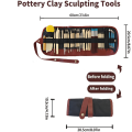 Pottery Clay Sculpting Tools Kit 8-61 Pcs/Set, Ceramic Wax Clays Carving Tools for Art Craft Pottery Sculpting Modeling Tool Set. 