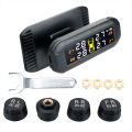Solar TPMS Tire Pressure Monitoring System Temperature Warning Car Tyre Pressure Tester 4 Sensors Diagnostic Tools Cartronics. 