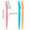 10/40Pcs Eyebrow Trimmer Face Blade Shaver Portable Eye Brow Epilation Hair Removal Safety Eyebrow Cutting Woman Makeup Tools.