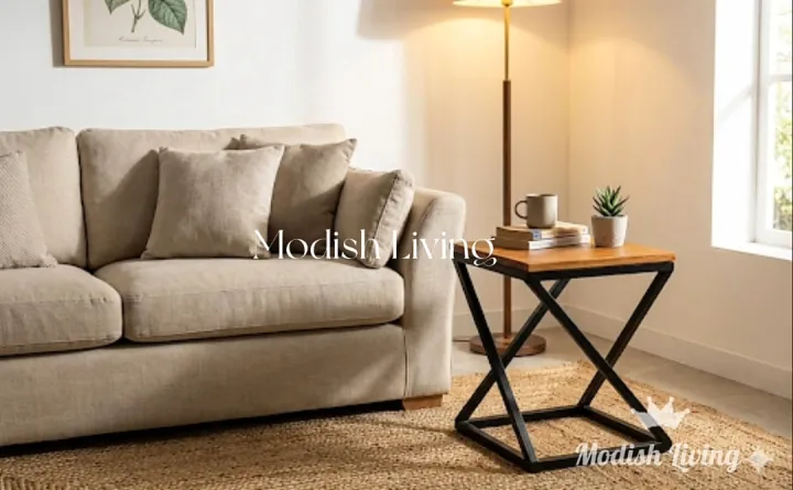 Modern%20Wooden%20Side%20Table%20with%20Iron%20Frame%20-%20Square%20Coffee%20Table%20&%20End%20Table%20for%20Living%20Room%20-%20Sturdy%20Metal%20Legs%20Bedside%20Table%20-%20Image%203