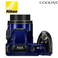 Nikon COOLPIX L810 16.1 MP Digital Camera with 26x Zoom NIKKOR ED Glass Lens and 3-inch LCD (Blue) (Renewed). 