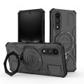 Phone Case for OnePlus Nord 5/Ace 5 Ultra Rugged Shockproof Magnetic 360°Rotating Metal Ring Armor Holder Wireless Charging. 