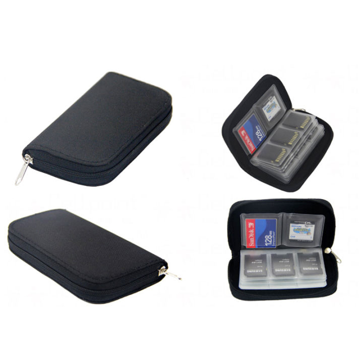 Memory%20Card%20Collect%20Bag%20SD%20Card%20Carrying%20Case%20Holder%20Wallet%20with%2022%20Slots%20for%20CF/SD/Micro%20SD/SDHC/MS/DS%20Card%20Bag%20Game%20Camera%20SD%20-%20Image%203