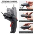 Cordless Electric Screwdriver Rechargeable  Lithium Battery Mini Drill 3.6V Power Tools Set Household Maintenance Repair. 