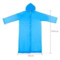 Outdoor Raincoat  Translucent Plastic Suit Rain Poncho Waterproof rain jacket. 