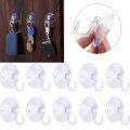 20pcs Suction Cup Hooks Strong Suction Cup Holder with Plastic Hook for Glass Window Wall Hook Hanger Household Kitchen Bathroom. 