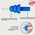 6 Pcs Silicone Anti Noise Ear Plug, For Swimming, Bus Journey, Factory Work, Protect Your Ear Safely..