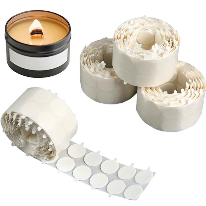 200Pcs%2015mm/20mm%20Candle%20Wick%20Stickers%20Making%20Double-Sided%20Adhesive%20Heat%20Resistance%20Foam%20for%20Wax%20Wicks%20Fixed%20Base%20Holder%20Stand%20-%20Image%203