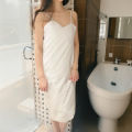 Summer Pajamas, Bathrobes, Women's Thin Styles, Backless Bath Towels, One-Piece Pajamas, Couple's Home Shower, Nightgown.