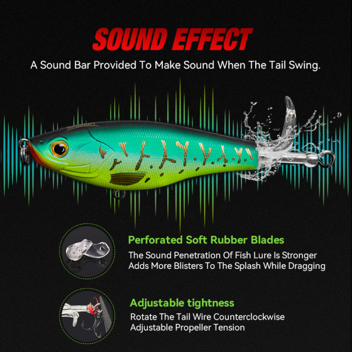 KINGDOM%20Propeller%20Floating%20Fishing%20Lures%209cm%2011g%2011cm%2017g%20Topwater%20Artificial%20Swimbaits%20Plopper%20Seabass%20Soft%20Rotating%20Tail%20Lure%20-%20Image%205