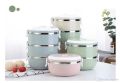 TIFFIN / LUNCH BOX ROUND SHAPED SINGLE LAYER INSULATED STAINLESS STEEL. 