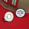 1 Pcs Golf Cap Clips With Magnet Mark Golf Ball Marker Golf Ball Position Removable Metal Drop Ship Golf Accessories Supplies.